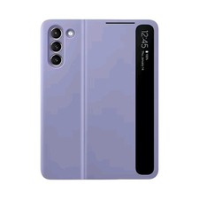 Étui Smart Clear View Cover Samsung Galaxy S21 Plus / S21+ Violet Officiel 