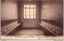 80 CORBIE - ecole primaire superieure , lavabo des eleves