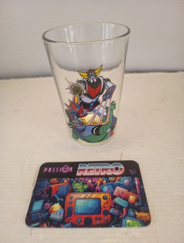 Verre goldorak face - goldorak, à