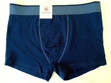 U ESSENTIEL BOXER HOMME PLUSIEURS TAILLES COULEUR BLEU MOTIF POIS
