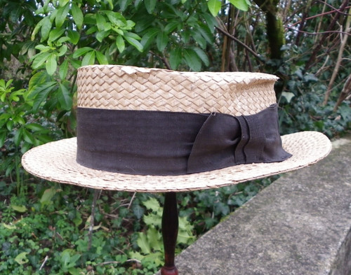Canotier chapeau paille - chapeau,