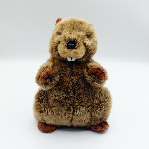 Peluche marmotte beige - , marron
