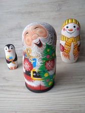 Poupées gigognes Père Noël