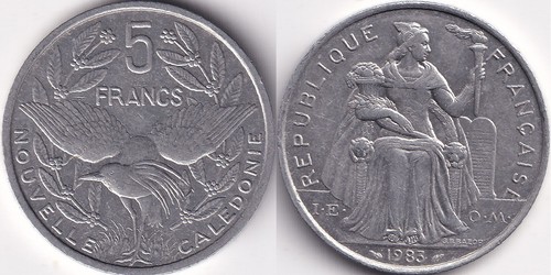 Francs 1983 ieom - francs, nouvelle