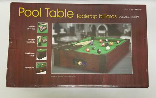 Pool table tabletop billards - table,