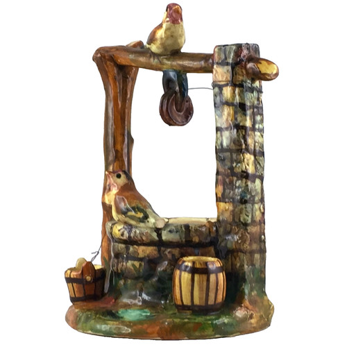 Céramique puits aux oiseaux - céramique, "puits