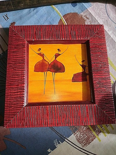 Ancien cadre peinture - ancien,