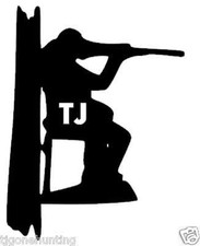 Personalized Treestand Hunting car or truck vinyl decal