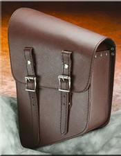 SAC DE SELLE SOLO GAUCHE HARLEY SOFTAIL FLS SLIM FLSTS SPRINGER CROSS BONES CVO 