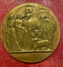 Médaille religieuse scene