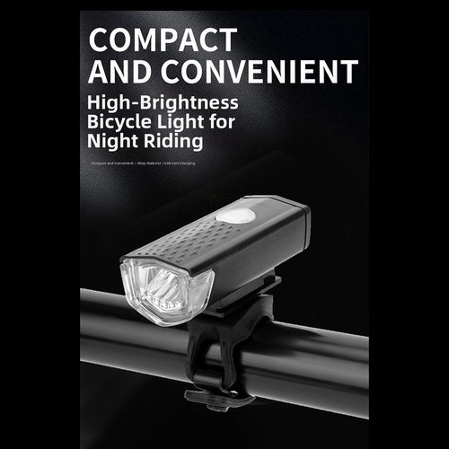 Lampe vélo usb rechargeable - lampe,