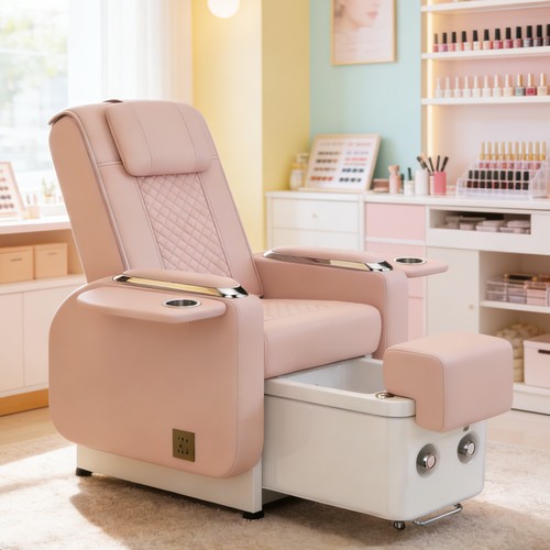 Pink electric recline pedicure - electric,