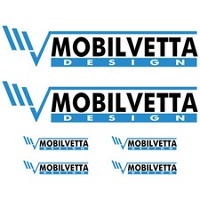 MOBILVETTA XL autocollant sticker camping car caravane caravan 6 Pièces