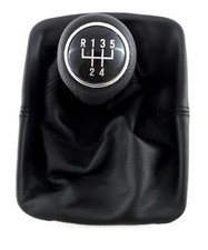 pourVW POLO 9N /9N3 (2001- ) POMMEAU LEVIER DE VITESSE 5 VITESSES SOUFFLET CADRE