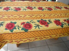 NAPPE PROVENCE TOURNESOLS  250 X150 CM+ 6 SERVIETTES L ENFANT DE PROVENCE FRANCE