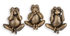 Un ensemble de 3 grenouilles