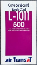 Safety Card Air Transat L-1011