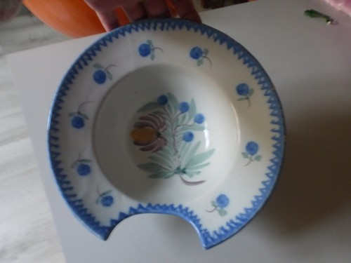 Ancien plat barbe 19eme - a,