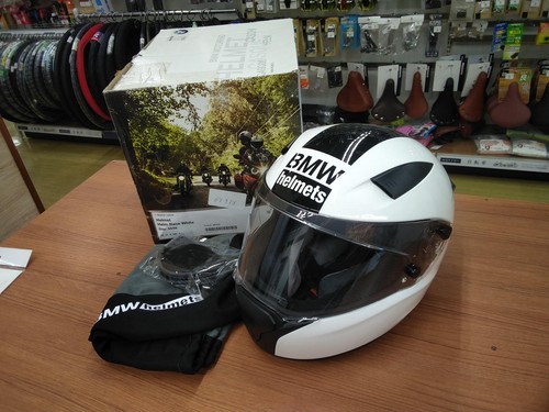 Casque bmw race white - casque,
