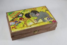 France Jouets Vintage Disney Puzzle 15 Cubes Bambi Robin des Bois Livre de  ??