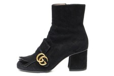 BOTTINES GUCCI MARMONT EN DAIM