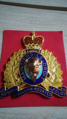 Plaque police canadien - plaque,