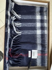 Écharpe Burberry Bleue 100%