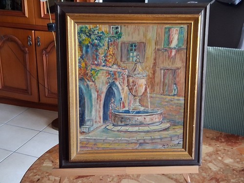 Tableau peinture huile - tableau,