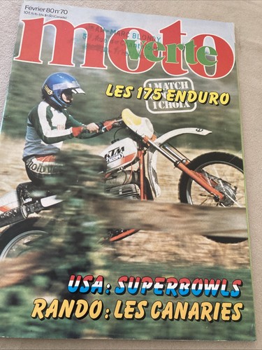 Moto verte 1980 - verte, canam
