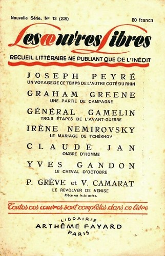 Les oeuvres libres - ,