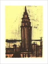 Lithographie Bernard Buffet - Empire State Building
