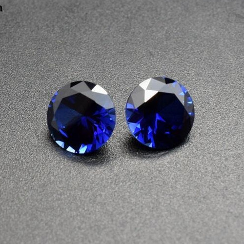 Saphir bleu naturel 5mm 12mm - saphir,