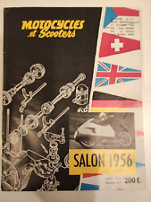 Revue Motocycles et Scooters SALON 1956   anciennes Motos vintage Motorbike
