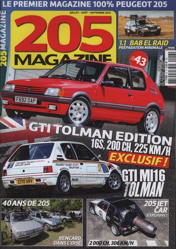 205 magazine peugeot - 205,
