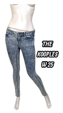 The Kooples Sport W 25 Taille 34 skin pantalon jeans jean denim femme bleach
