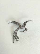 ANCIENNE BROCHE OISEAU ARGENT