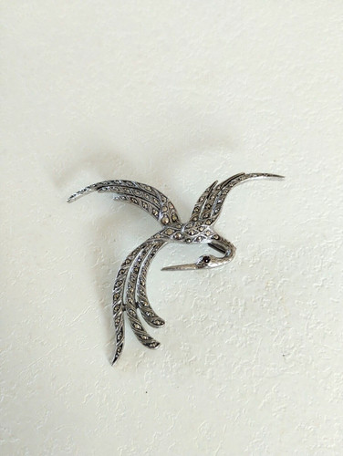 Ancienne broche oiseau - ancienne,