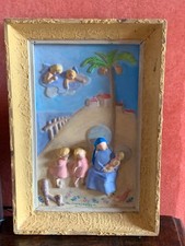 TABLEAU VINTAGE SCENE VIERGE