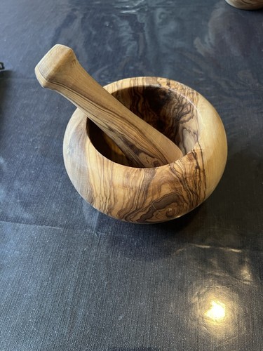 Mortier pilon bois - et,