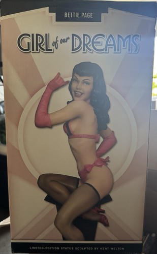 Bettie page statue dark - 13",