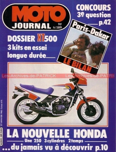 Moto journal 589 - moto, moteur