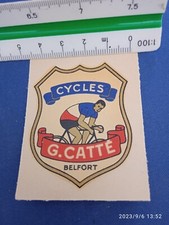 Vélo chromo transfert années - chromo,