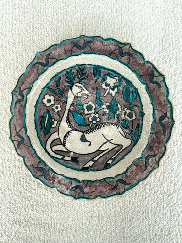 Ancienne assiette - , en