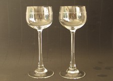 2 verres à vin cristal