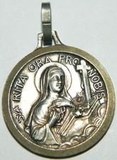 Joli médaillon sainte rita - médaillon,