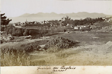 France, Cannes, Quartier des Anglais  Vintage albumen print.  Tirage albuminé 