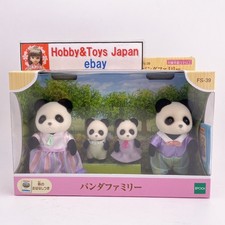Ensemble de poupées Sylvanian Families Panda Family FS-39 Calico Critters...