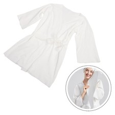  Robe De Cérémonie Sortie Bain Bathrobe Mignon Peignoir Pour Dames