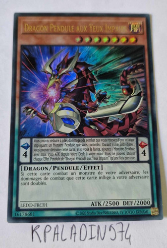 Carte dragon pendule - carte,