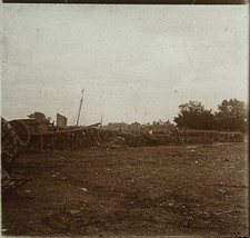 FRANCE Pierrefite Terreaux aux engrais Vignes c1900 Photo Plaque Stereo Vintage 